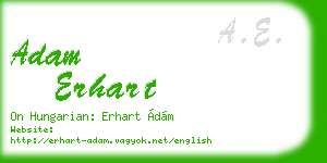 adam erhart business card